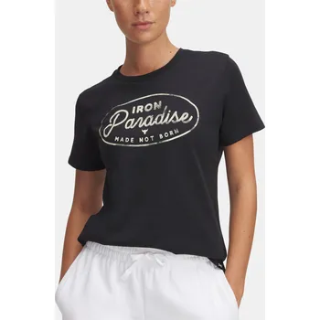 Dámské tričko Under Armour Dámské tričko UA Pjt Rck W HW SS Tools 1386441-001 Černá MD