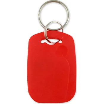 RFID DUAL čip EM 125 kHz + Mifare 13,56 MHz (red) duální čip - červený