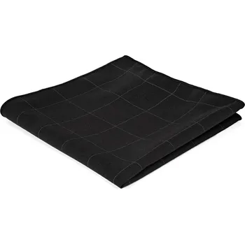 Černý károvaný kapesníček do saka - Bohemian Revolt