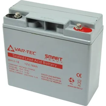 Záložní baterie AKKU SMART HEAVY 12V/18Ah pro UPS, životnost 6-10 let