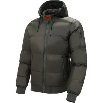 Pánský zimní kabát Pánská zimní bunda ND834 Barva: Zelená, Velikost: L