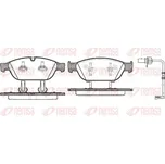 Sada brzdových destiček, kotoučová brzda REMSA 1441.12