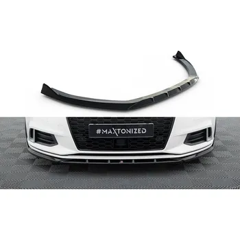 Nárazník Spojler pod nárazník lipa Audi A3 Sedan 8V Facelift černý lesklý plast