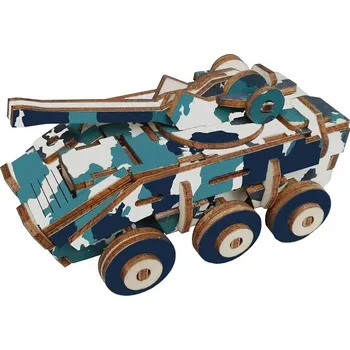 3D puzzle Woodcraft construction kit Woodcraft Dřevěné 3D puzzle Obrněné vozidlo