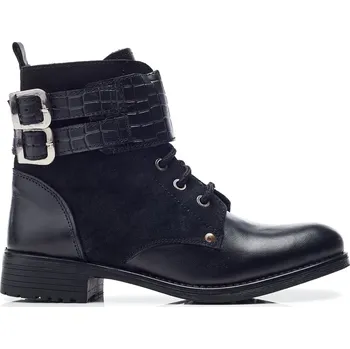 Dámské kozačky Kozačky Moda in Pelle Black 1070607 4 (37)