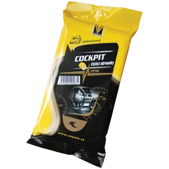 Autokosmetika COYOTE ubrousky Cockpit - citron, 30ks