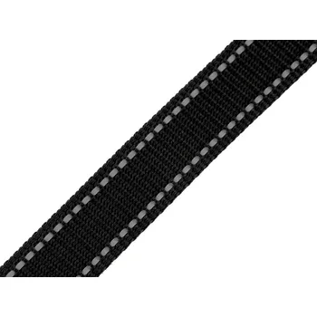 Galanterie Popruh šíře 25 mm s reflexním prošitím
