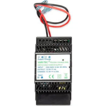 spínaný zdroj PS-DIN-13V4A(0,35A) zálohovaný zdroj DIN 3M