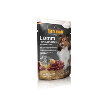 Krmivo pro psa Belcando kapsička Jehněčí s brambory a brusinkami 6x300g