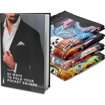 New Age sada kapesníčků do saka a průvodce, jak kapesníčky skládat - Trendhim