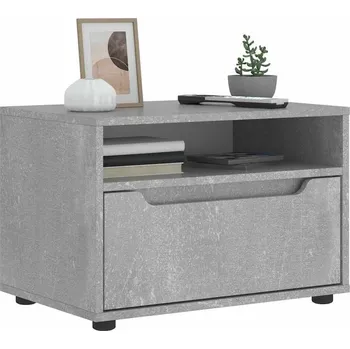 Televizní stolek vidaXL TV skříňka VISNES 60x40x38 cm kompozitní dřevo [4108290] Barva: Betonová šedá