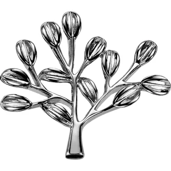 Brož Dianthus | Jehlice do klopy strom stříbrné barvy - Trendhim