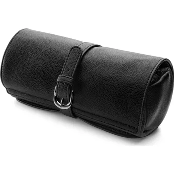 Box na hodinky Cestovní pouzdro na hodinky a šperky z černé kůže - Trendhim