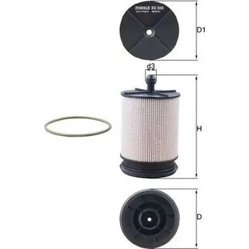 Palivový filtr Palivový filtr MAHLE KX 569D
