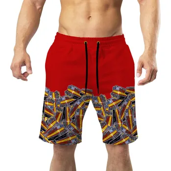 Pánské plavky Pánské plavky long – Brejlovec červený (Velikost: XL)