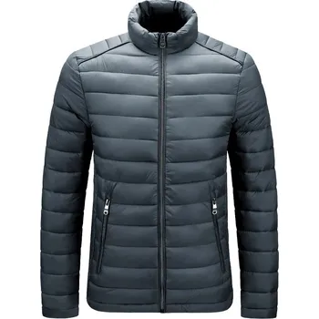 Pánský zimní kabát Pánská zimní bunda ND807 Barva: Šedá, Velikost: 3XL