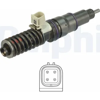 Ventil palivového systému Vstřikovací ventil DELPHI HRE301