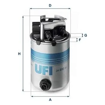 Palivový filtr Palivový filtr UFI 24.095.01