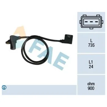 Kliková hřídel Generátor impulsů, klikový hřídel FAE 79038