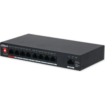 Síťový prvek PFS3009-8ET1GT-96-V2 PoE switch 9/8, 8x PoE/1x Gb LAN, 96W