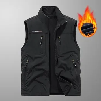 Pánská softshellová bunda Pánská vesta DIMU265 Barva: Černá, Velikost: 5XL