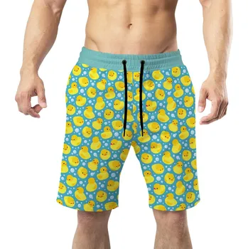 Pánské plavky Pánské plavky long – Ducks (Velikost: M)