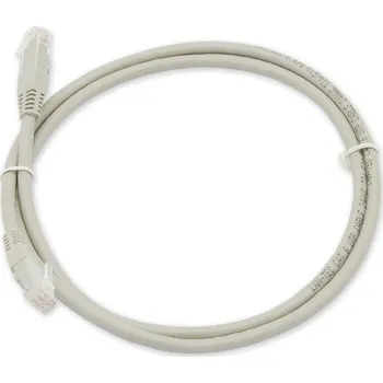 PC-900 C6A UTP/0,5M - šedá propojovací (patch) kabel