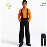 Dětské zimní lyžařské kalhoty Kugo LH0394 černé