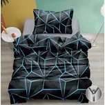 Bavlněné povlečení PENELOPE TYRKYS černé Rozměr povlečení: 70 x 90 cm | 140 x 200 cm