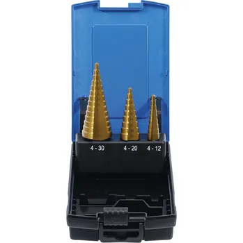 Vrták BGS technic Vrtáky kónické HSS, 3ks - BGS 1624