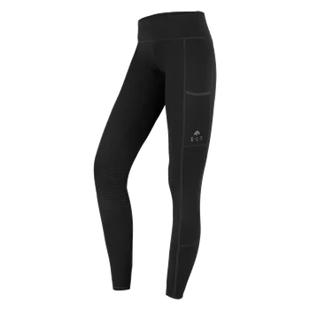 Jezdecké kalhoty ELT Jezdecké zimní legíny se silikonovým gripem Ella Barva: Černá, Velikost: 152