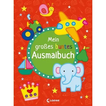 První čtění Mein großes buntes Ausmalbuch (Elefant)