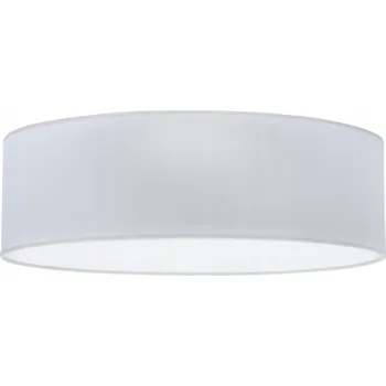 STROPNÍ SVÍTIDLO KULATÝ STROPNÍ SVÍTIDLO STÍNIDLEM 50 CM SVĚTLE ŠEDÉ DO LOŽNICE