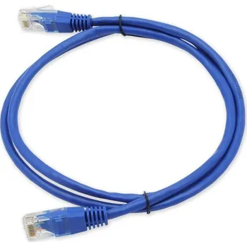 Síťový kabel PC-202 C5E UTP/2M - modrá propojovací (patch) kabel