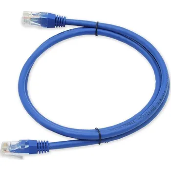 PC-600 C6 UTP/0,5M - modrá propojovací (patch) kabel