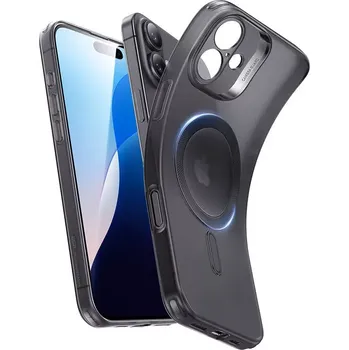 Pouzdro na mobilní telefon Průhledné pouzdro ESR Zero Clear Case HaloLock pro iPhone 16, černé