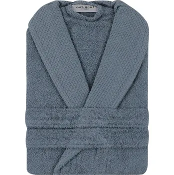 Dámský župan Modrý bavlněný župan velikost XL Cappa – Foutastic ID_1573730