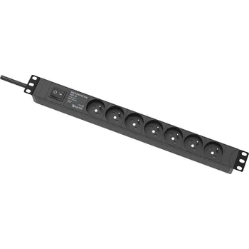 Přepěťová ochrana RACK-PROTECTOR-VX7-1U 19" napájecí panel, 1U, 7 x 230 V, přepěťová ochrana
