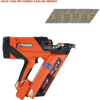 Hřebíkovačka Plynová hřebíkovačka Paslode IM90Xi - akce při odběru x balení hřebíků - hřebíkovačka při odběru 20 bal.