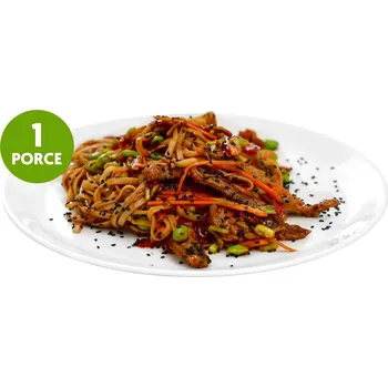 Udon hoin sin nudle s vepřovým masem a čerstvou zeleninou (set k přípravě hotového jídla)