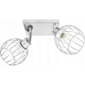 LAMPA stropní stropní svítidlo lustr pohyblivý loft drát 2 koule chrom