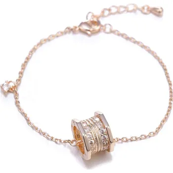 Náramek B-TOP Dámský náramek Julie - růžové pozlacení