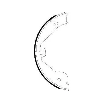Brzdová čelist Sada brzdových čelistí, parkovací brzda TEXTAR 91062400