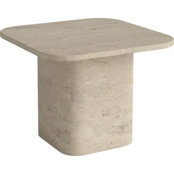 Konferenční stolek Bolia Béžový kamenný konferenční stolek Eida 55 x 55 cm