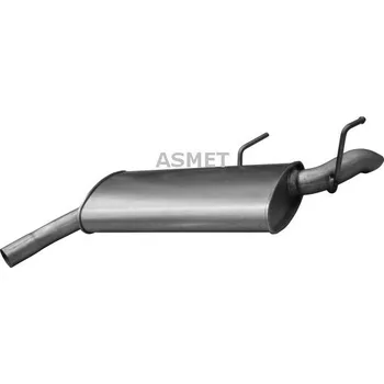 Tlumič výfuku Zadní tlumič výfuku ASMET 05.176