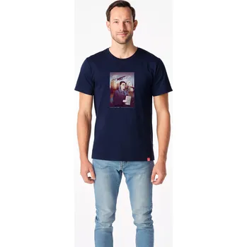 CityZen - BAŤA Pánské tričko AGEN navy L