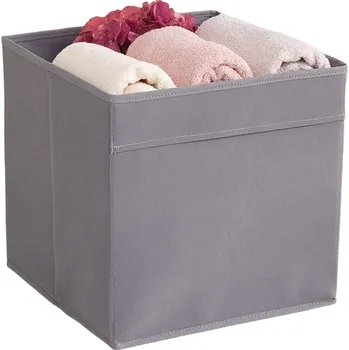 Úložný box Šedý látkový úložný box 30x30x30 cm – Mioli Decor ID_1661516