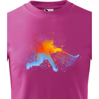 Chlapecké tričko Dětské tričko Hokej, Barva Purpurová, Velikost 134 cm/8 roků, Canvas Dětské tričko Bezvatriko.cz 1628