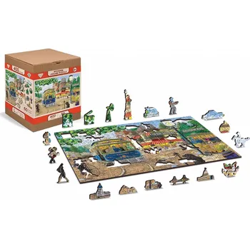 Puzzle WOODEN CITY Dřevěné Viktoriánská ulice 2v1 EKO 400 dílků