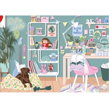 Puzzle Gibsons puzzle Retro vibrace 1000 dílků